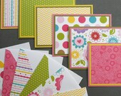 Notecard Set: 6 Different Blank Notecards with Matching Embellished Envelopes - Flirty Fun