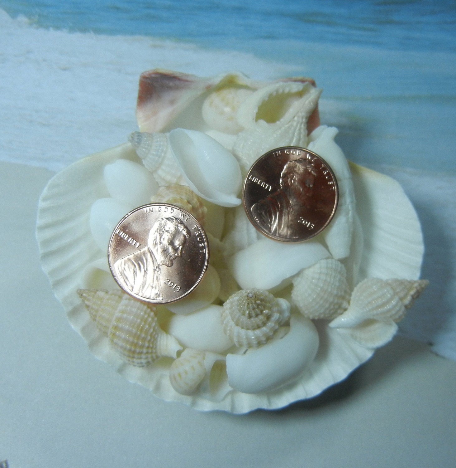 2013 Cufflinks - US 2013 Lincoln One Cent Coins