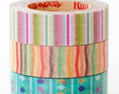 Rink Washi Masking Tape - Stripes & Beads - Set 3 - Small Village