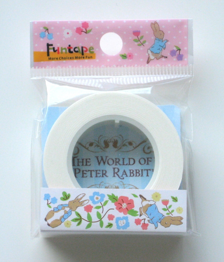 Funtape Masking Tape - Peter Rabbit - Small Flowers