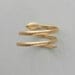 Gold Snake Bracelet. Forstner Gold Fill Double Coil.