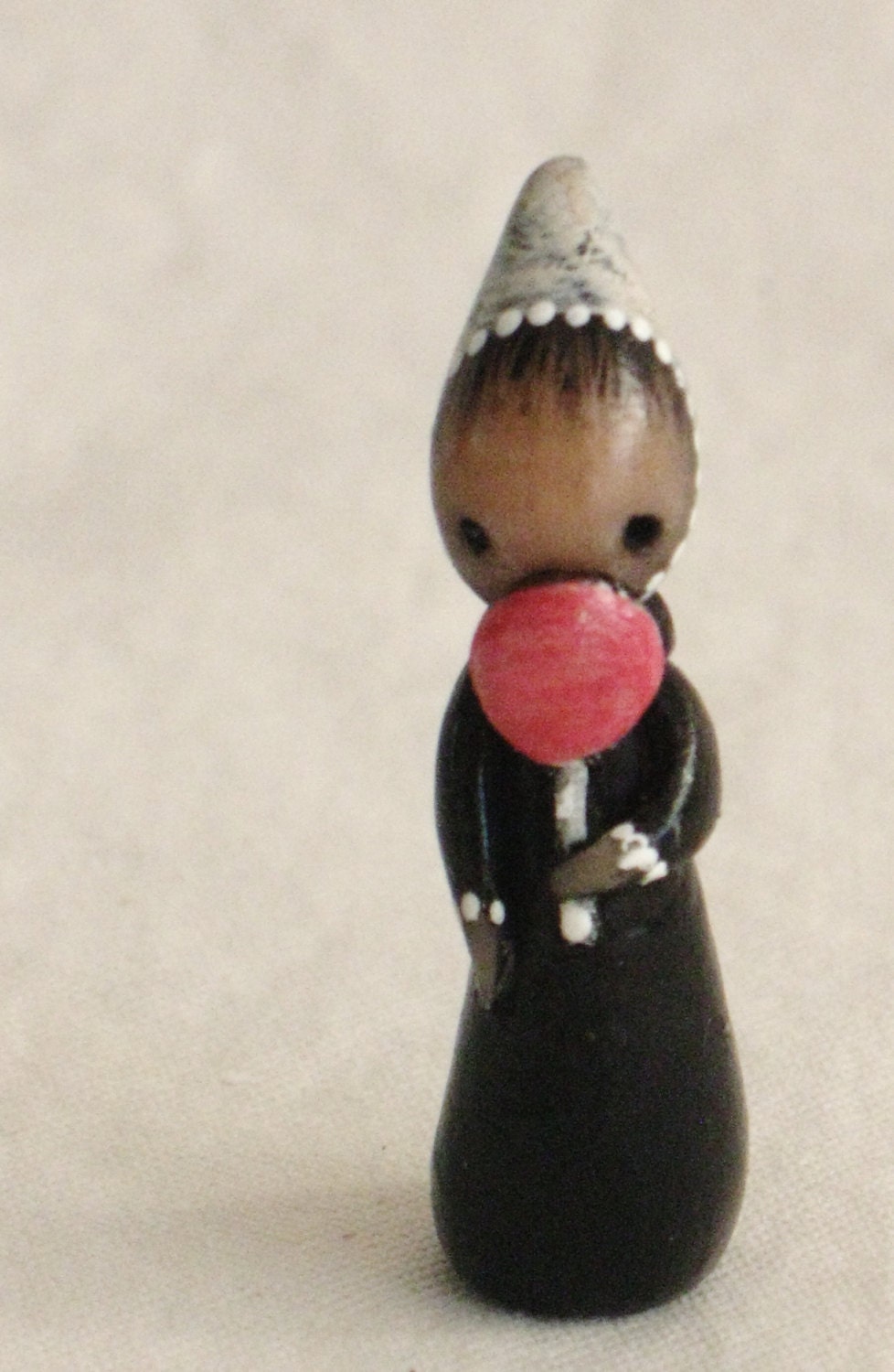 Flora - Mini Poppet - Hand Sculpted - Lisa Snellings