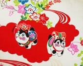 Inu-hariko iPad mini Case/ Zipper Pouch - Red