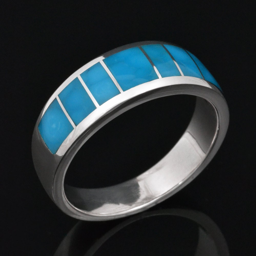 Birdseye Turquoise Ring In Sterling Silver