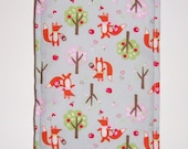Burp Cloth- Girly Foxes