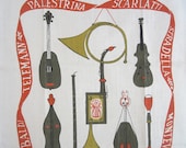 MINT Vintage Towel Musical Instruments
