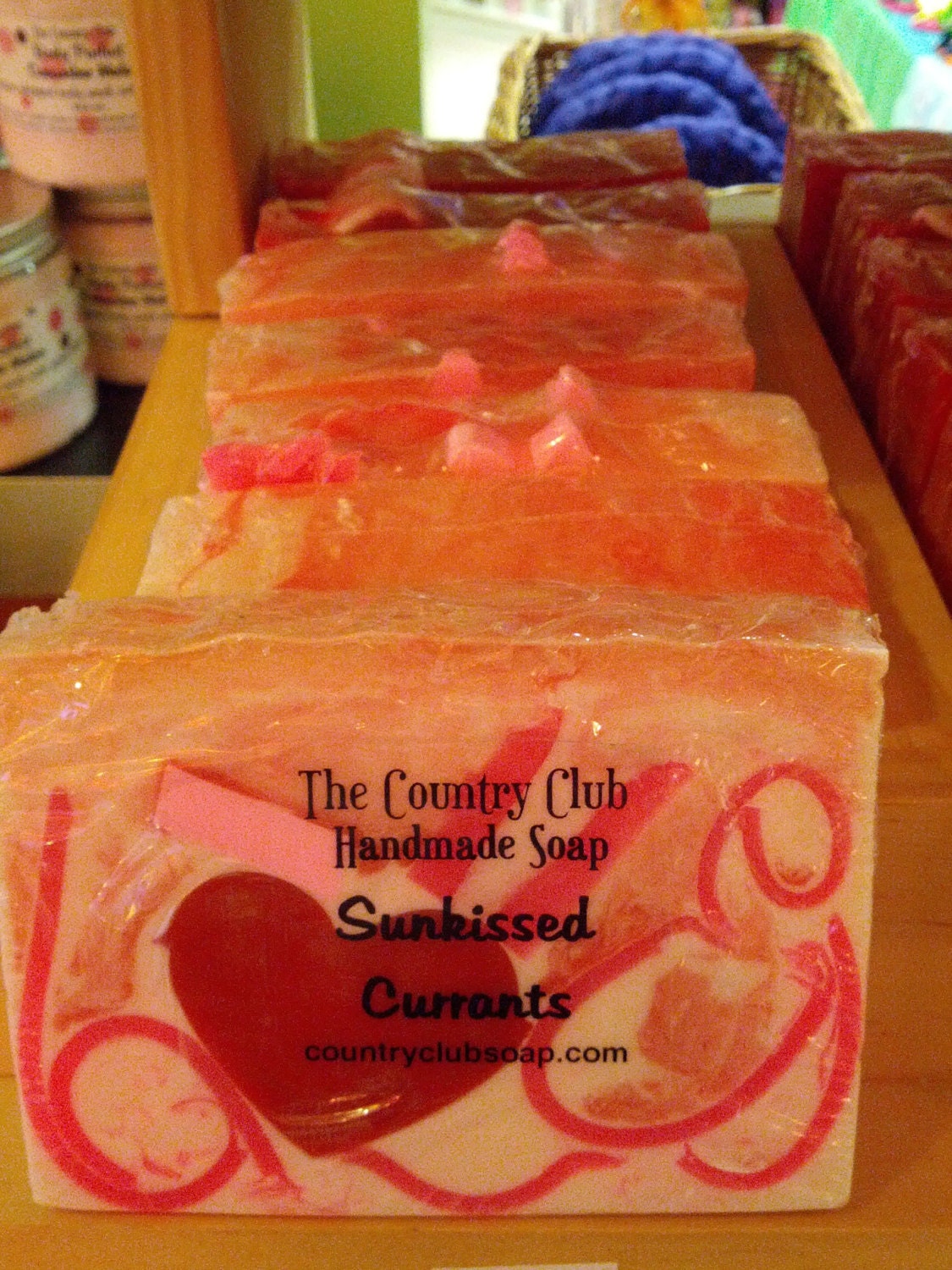 Sunkissed Currants Soap By The Slice, glycerin soap, Handmade Soap, Fragrant soap, decorative soap