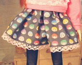B-Doll skirt for Slim MSD, Unoa, Minifee - black