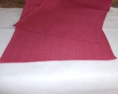 Burlap 14 X 72"  berry  color table runner
