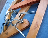 CLASSIC  Wooden Hangers . Pants . Skirts . Artwork . Display . FOUR ASSORTED