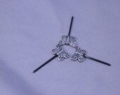 Pewter butterflies (laceweight)