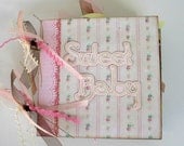 Sweet & Shabby Baby Girl Scrapbook Album Chipboard Memory Book 6x6 Keepsake Il_170x135