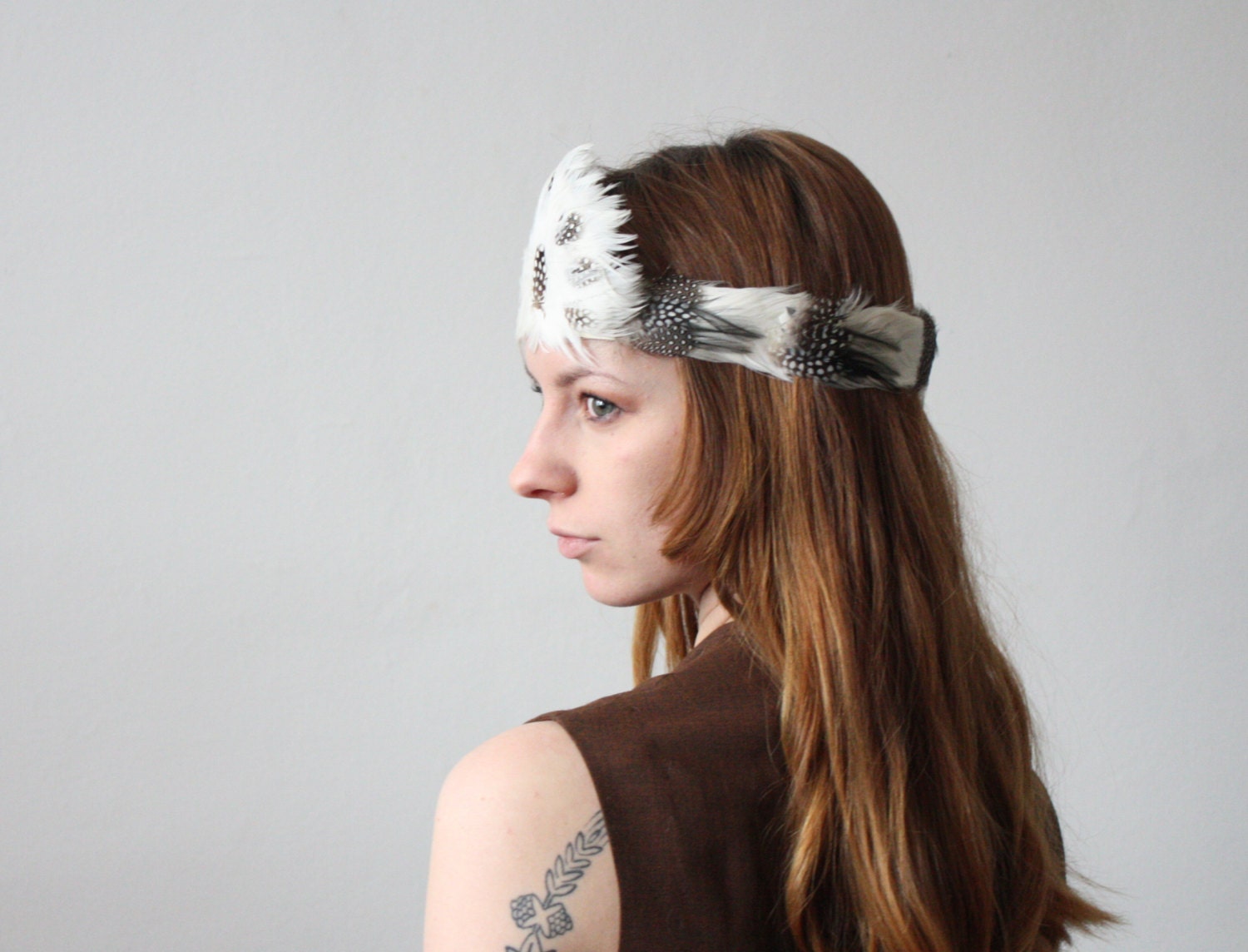 vintage feather headdress