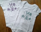 SALE Sad Bunny silkscreened onesi