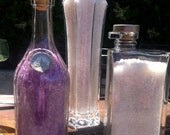 Bottle Bath Decanter, Essential Oils, Upcycled Premium Liquor Bottles,