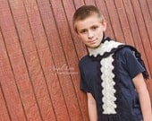 PDF Crochet Pattern Scarf Men Boys Circle It Up Neck Warmer