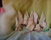 Childs Birthday activity  -  Ten Lovely White Gnomes  -  Kit set  -  New Zealand Wool