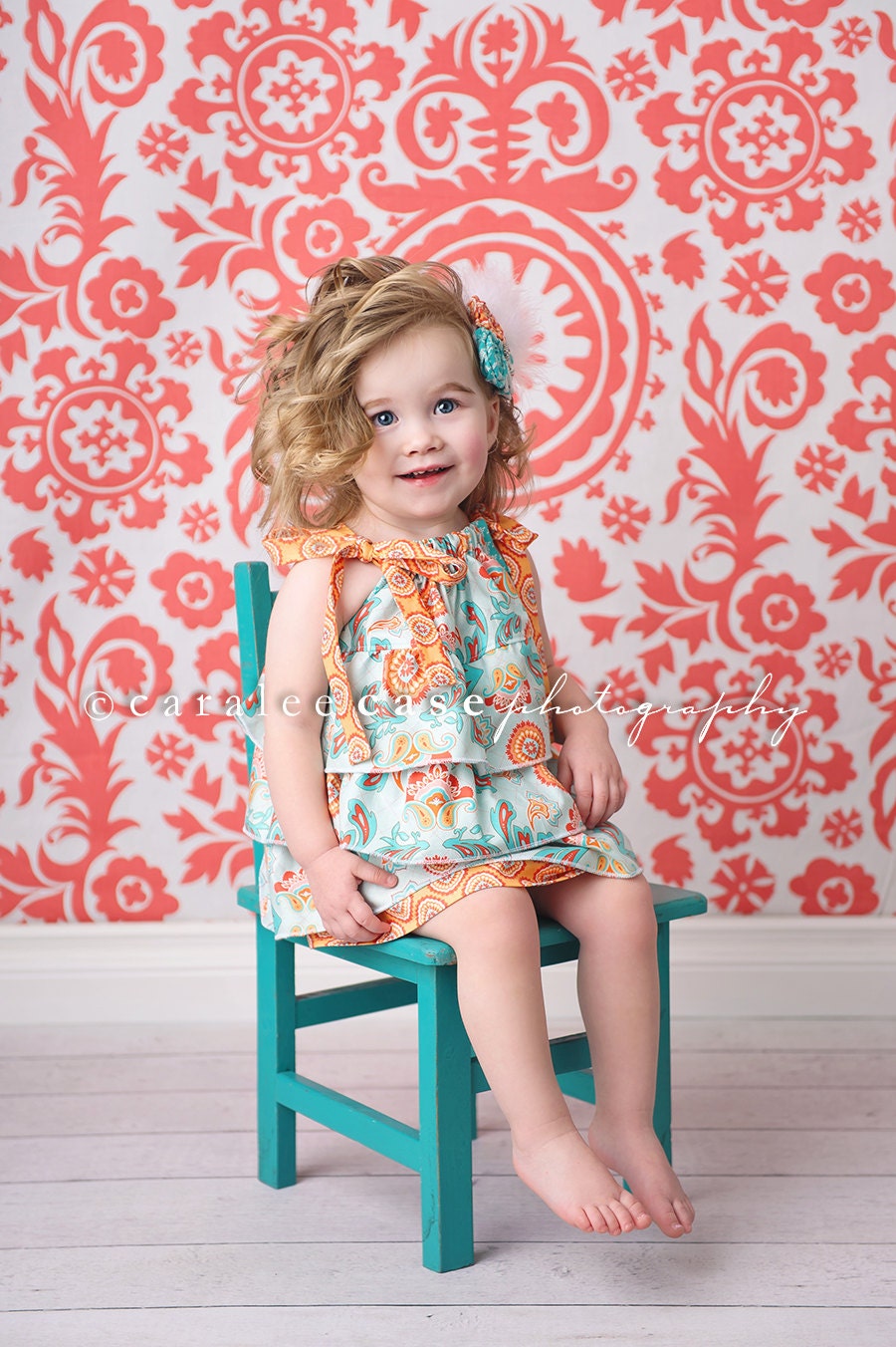 Girl's Spring Ruffle Pillowcase Dress- 2013 Spring Collection from Mellon Monkeys
