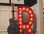Vintage Marquee Lights 36" - CHOOSE ANY LETTER