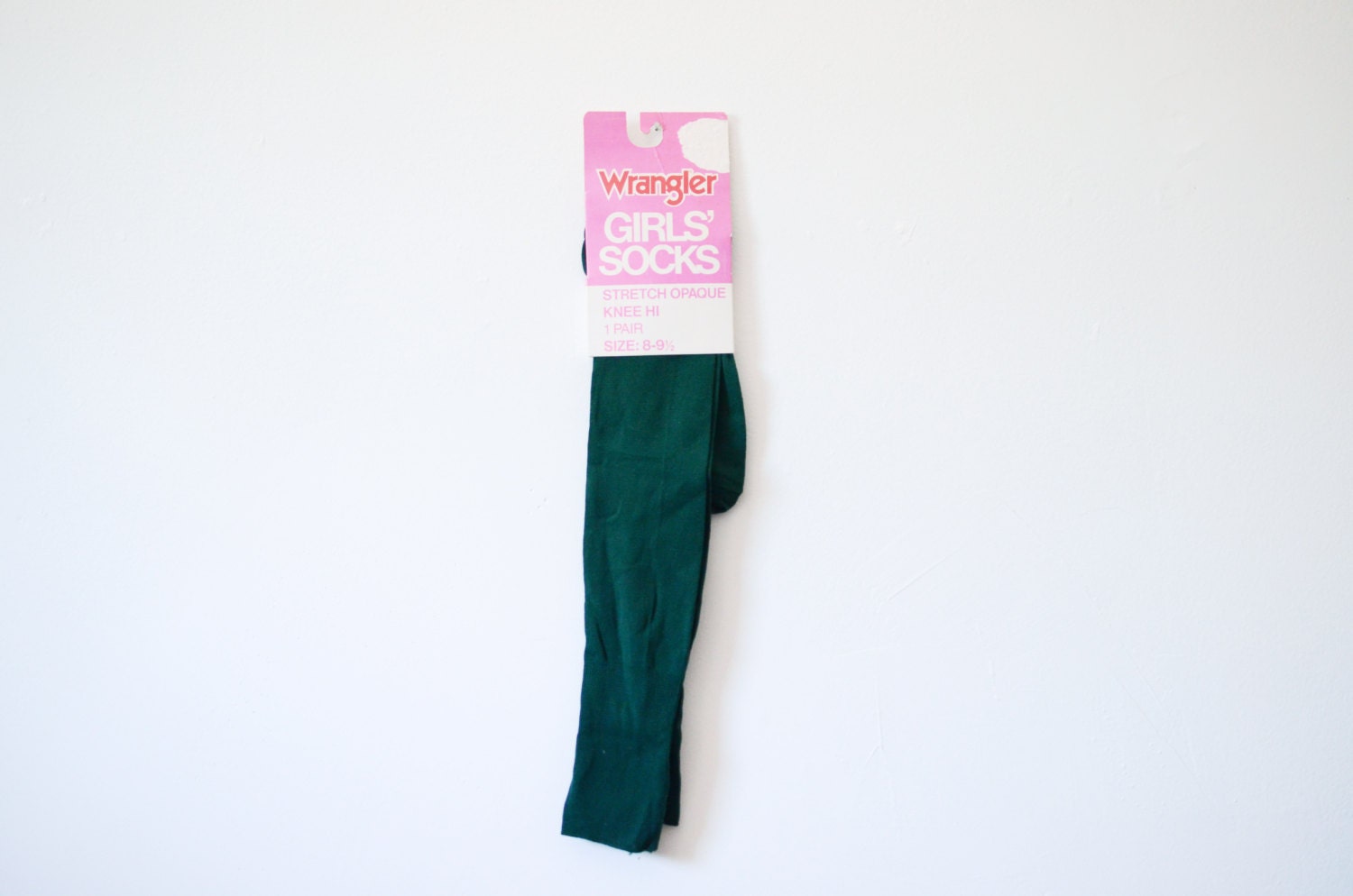 Deadstock Vintage Green Knee Socks by Wrangler