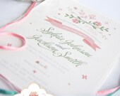 Printable Wedding Invitation Suite -  Art Nouveau