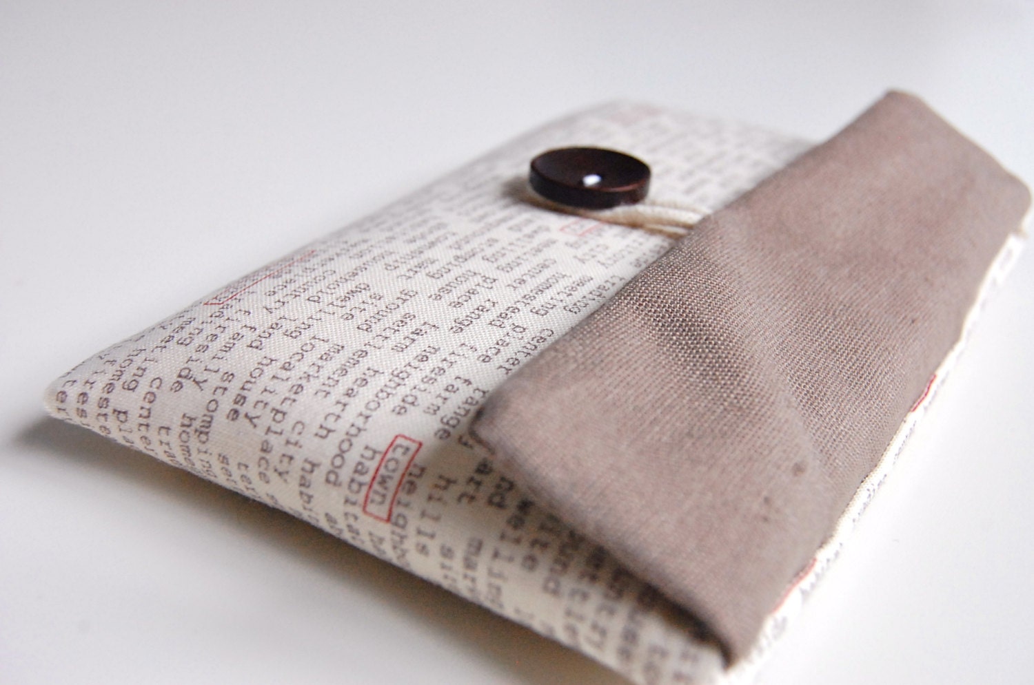 iPhone 5 Case, Nexus 4, Galaxy S3 Cover Sleeve Pouch - Words