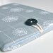 Nexus 7 Case Padded Sleeve, Kindle Paperwhite, Custom 7" Tablet Cover - Dandelion