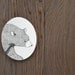 Winter Bear Brooch in Graphite - Hand Sketched Animal Portrait Jewelry