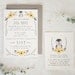 Baby Shower Invitation & Registry Card - Baby Bird