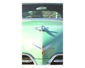 Studebaker Old Car Photograph,  Mint Green Classic Car Print, Home Decor, Office Decor, Mad Men Style