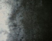 Hand Dyed Black Gradient Fabric