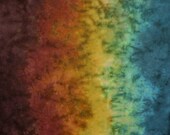 Hand Dyed Fabric Gradient - Red Sunset