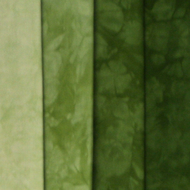 Hand Dyed Fabric Shades - Fern