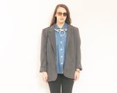 Concrete Grey basic blazer. S/M