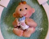 Baby I'm coming soon Personalized Baby's 1st Christmas Ornament for Parents to be