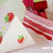 Strawberry Shortcake Paper Cake Slice in REDS favor baking party box printables - Editable Text Printable PDF