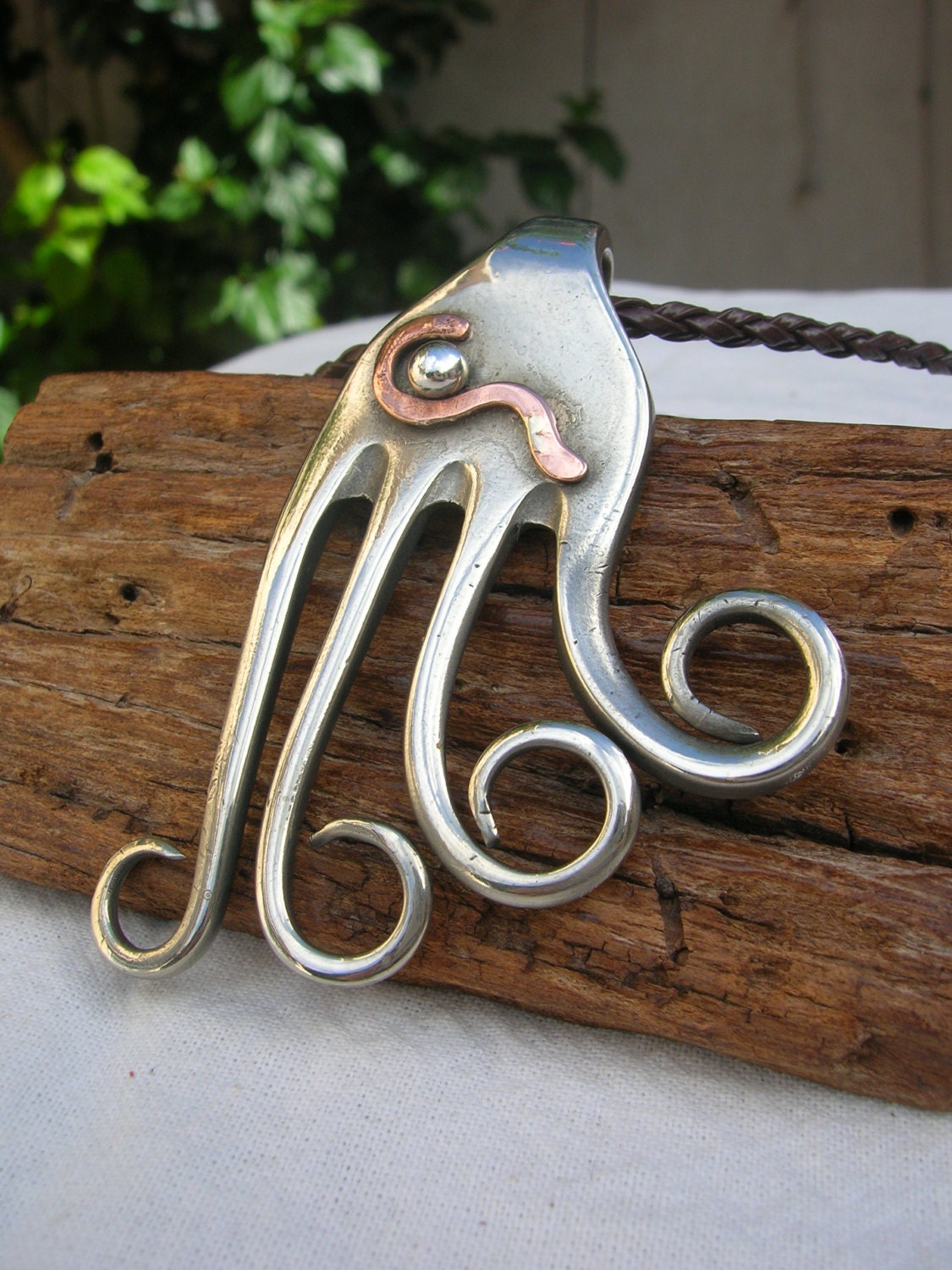 Fork Pendant - Upcycled jewelry