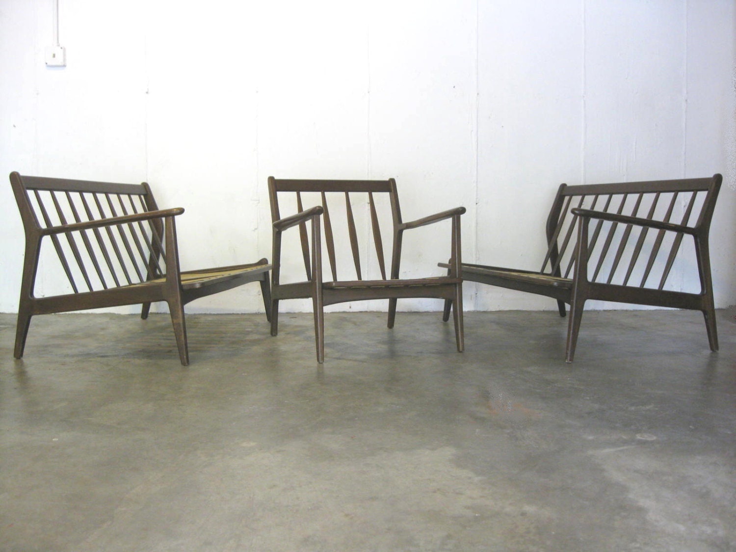 BAUMRITTER 60s SOFA and matching CHAIR set