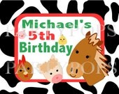 DIY  Farm Party Sign Printable,  Personalized, Farm Birthday, Farm Birthday Party Decoration,  barnyard, PDF Digital File