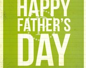 Happy Fathers Day 8 x 10 Print