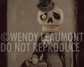 Lady Skelly Digital Print 5 x 7
