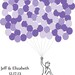 Wedding Guest Book Balloons for up to 100 Guests
