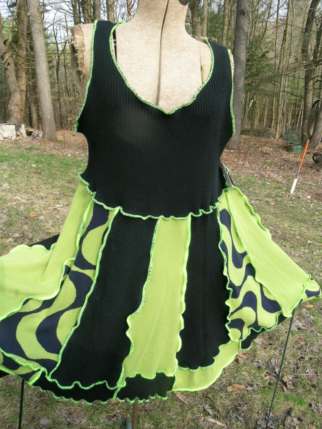 Upcycled Sleeveless Summer dress