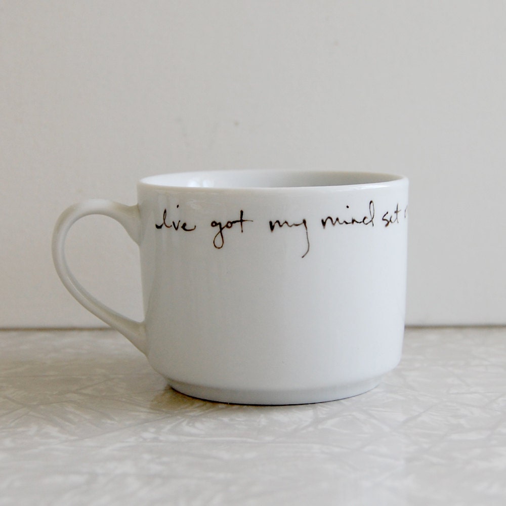 My mind set on you cup