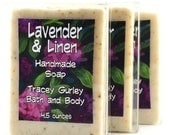 Lavender & Linen Handmade Soap, Natural, Vegan Friendly