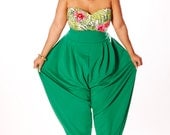 JIBRI Plus Size High Waist Slouch Pant