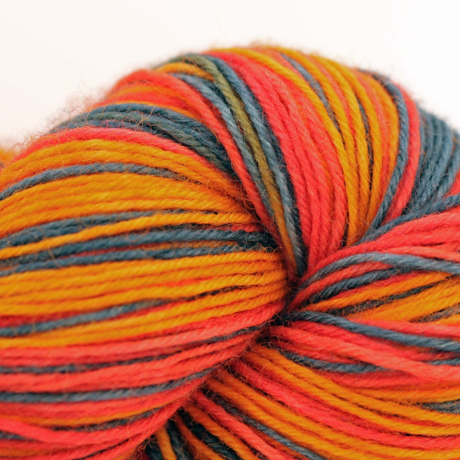 Lobster - Self Striping Sock Yarn - Monday Base