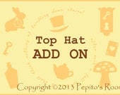 Print-INK Alice In Wonderland Top Hat Add On - Printable PDF Color Template - PR