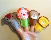 Greatest Show On Earth Finger Puppet Set
