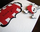Pirate Party Thank You Card - Shiver Me Timbers